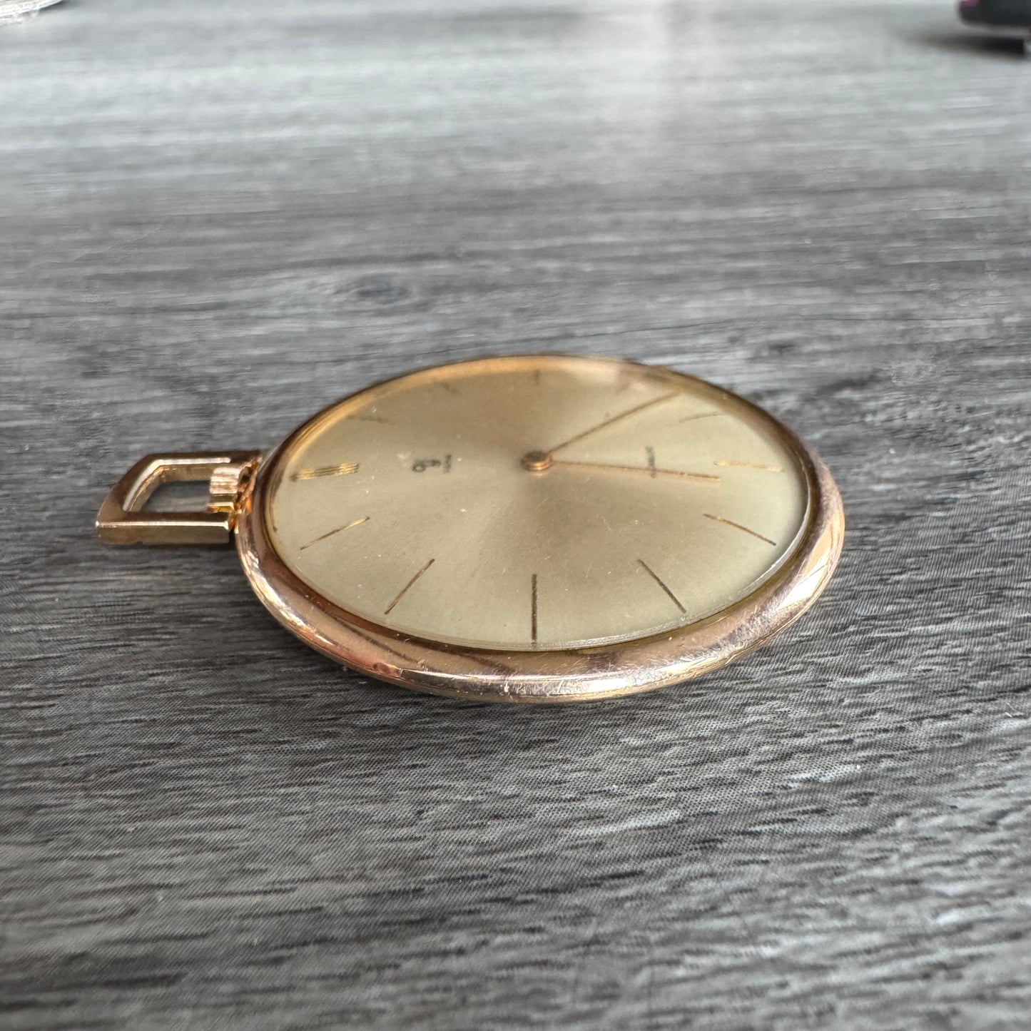 Montre à gousset ancienne YEMA extra plate - plaqué or