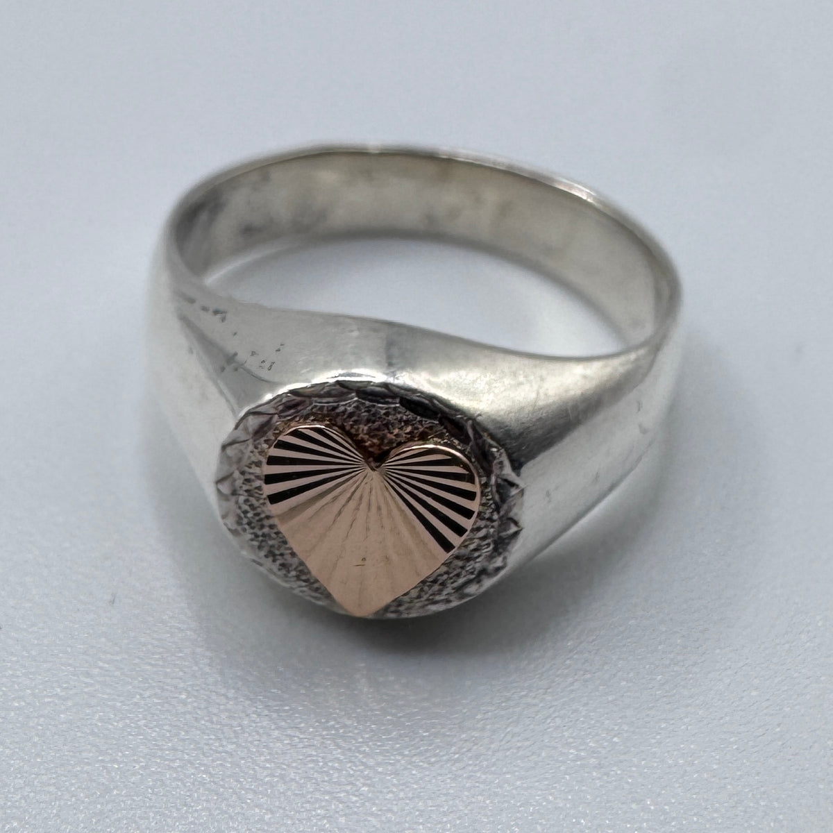 Superbe bague ancienne en argent et or