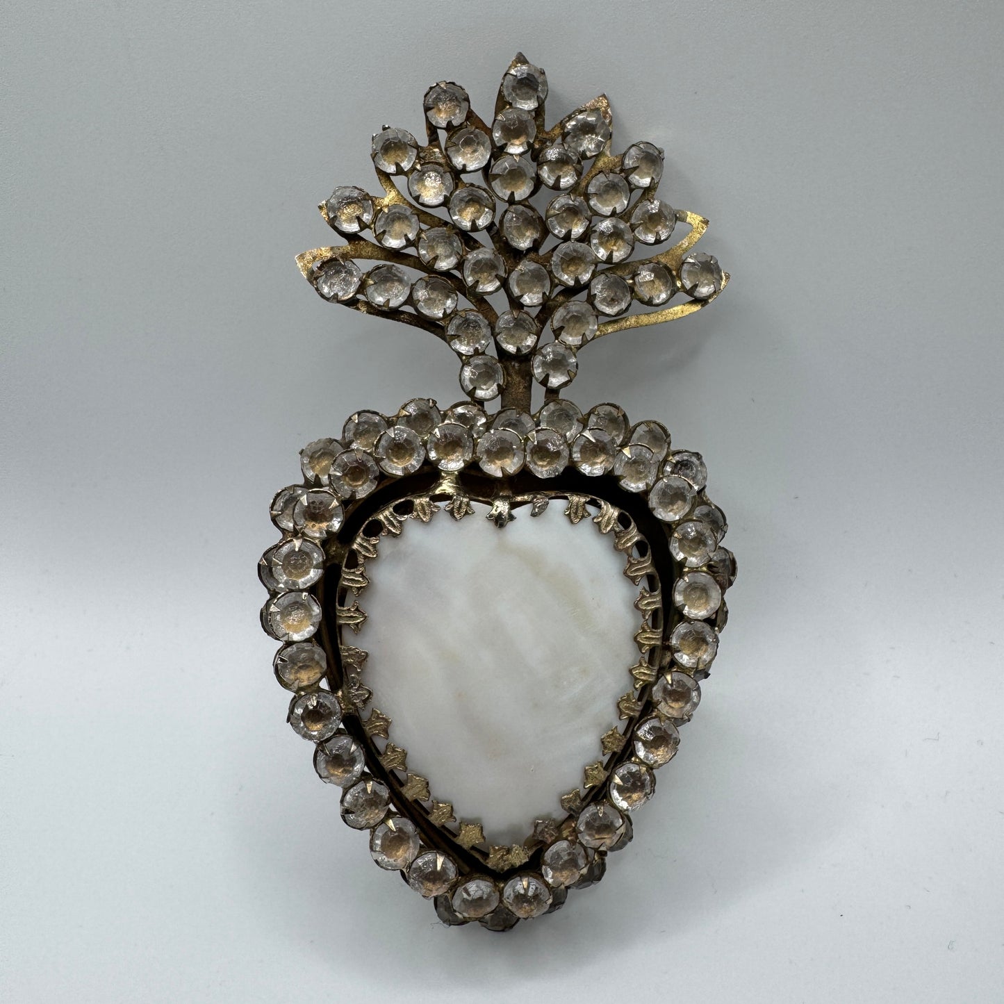 Porte Reliquaire ancien Napoleon III - ex voto - Coeur Sacré de Marie
