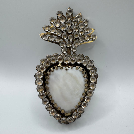 Porte Reliquaire ancien Napoleon III - ex voto - Coeur Sacré de Marie