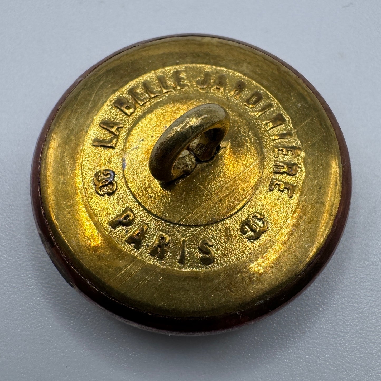 Rare Bouton ancien « famille impériale Napoléon III » - pour serviteur ou équipage vénerie