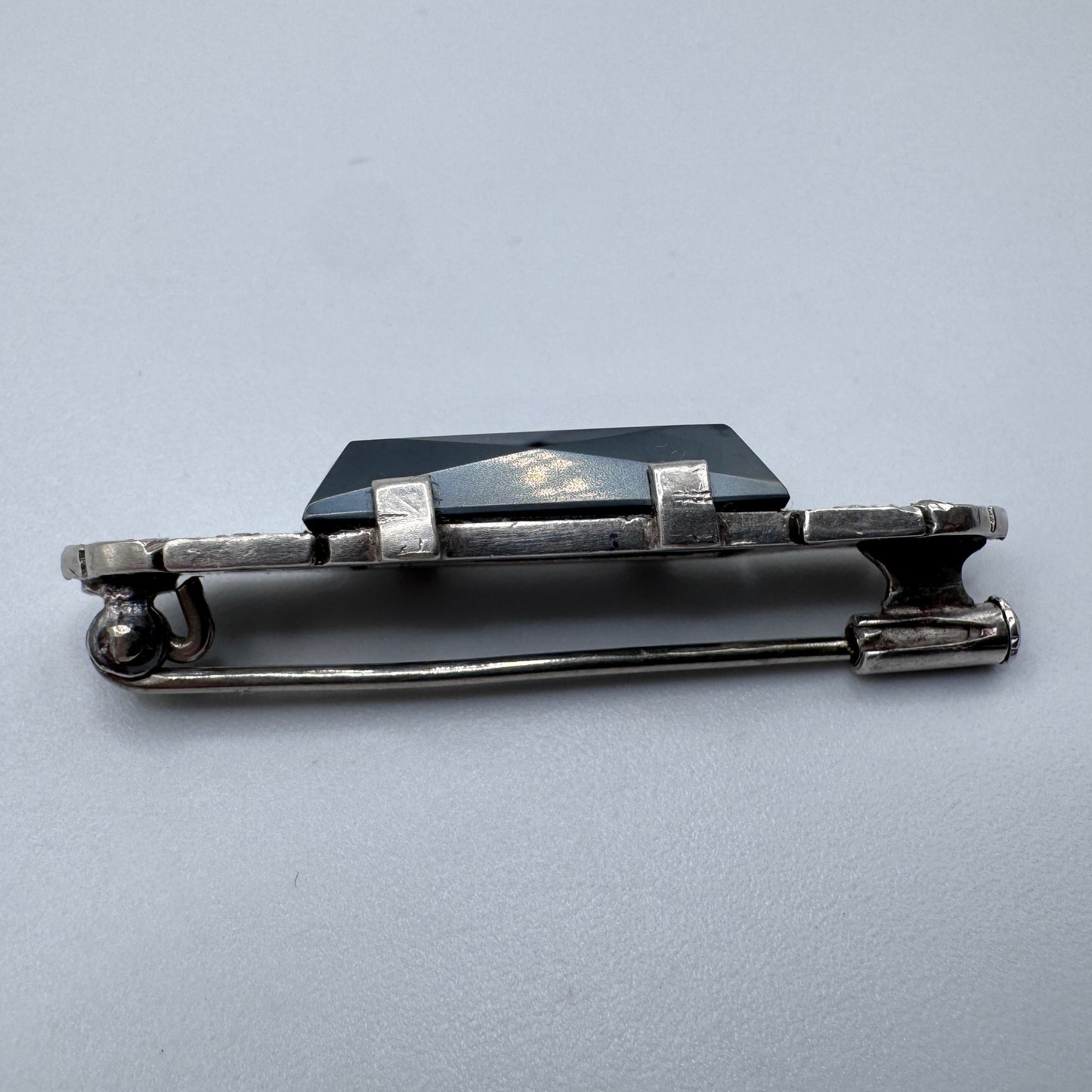 Broche Ancienne Art Deco - argent massif