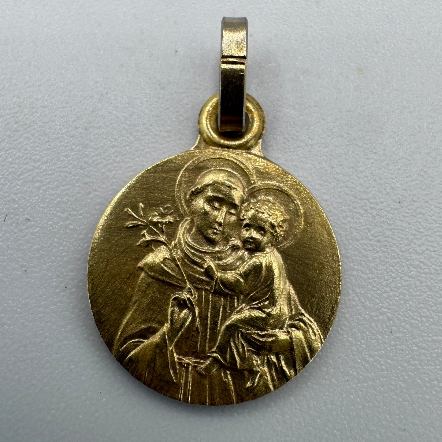 Médaille religieuse ancienne « Saint Albert »
