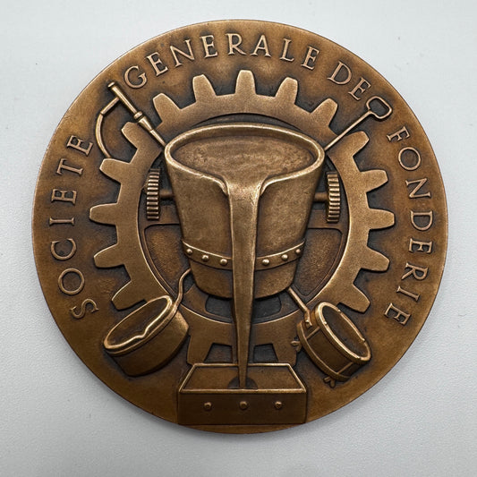 Médaille artistique en bronze « la société générale de fonderie »