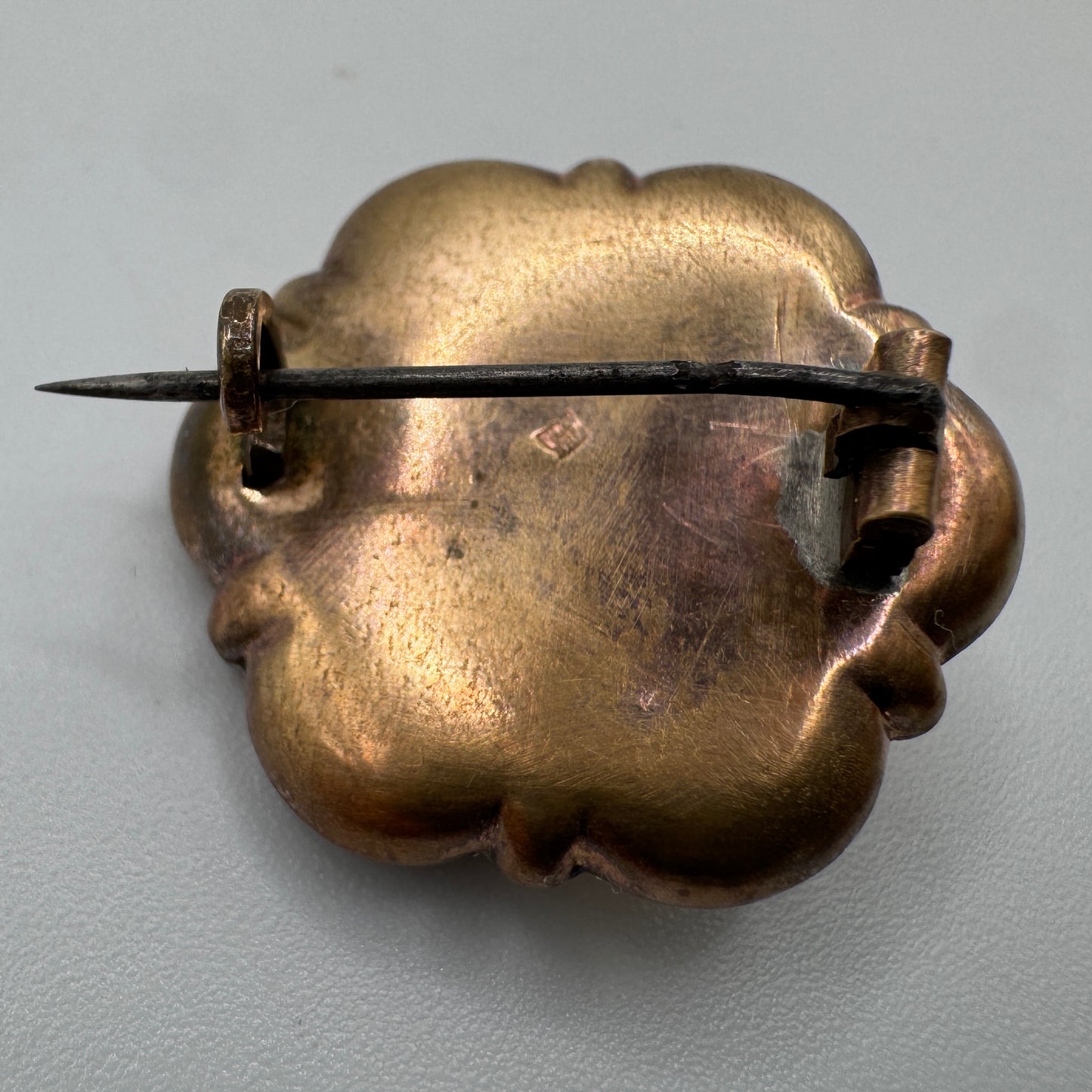 Broche ancienne vers 1900 - plaqué or
