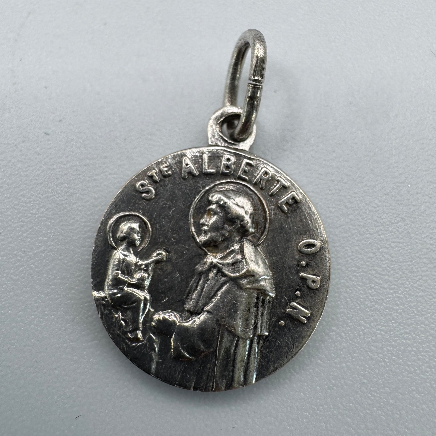 Médaille religieuse ancienne « Saint Albert »