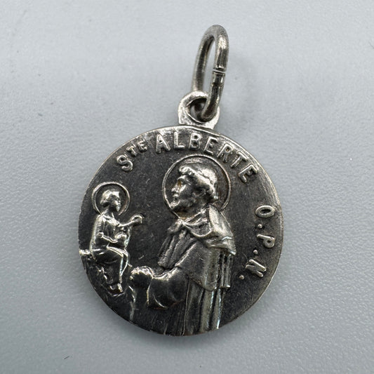 Médaille religieuse ancienne « Saint Albert »
