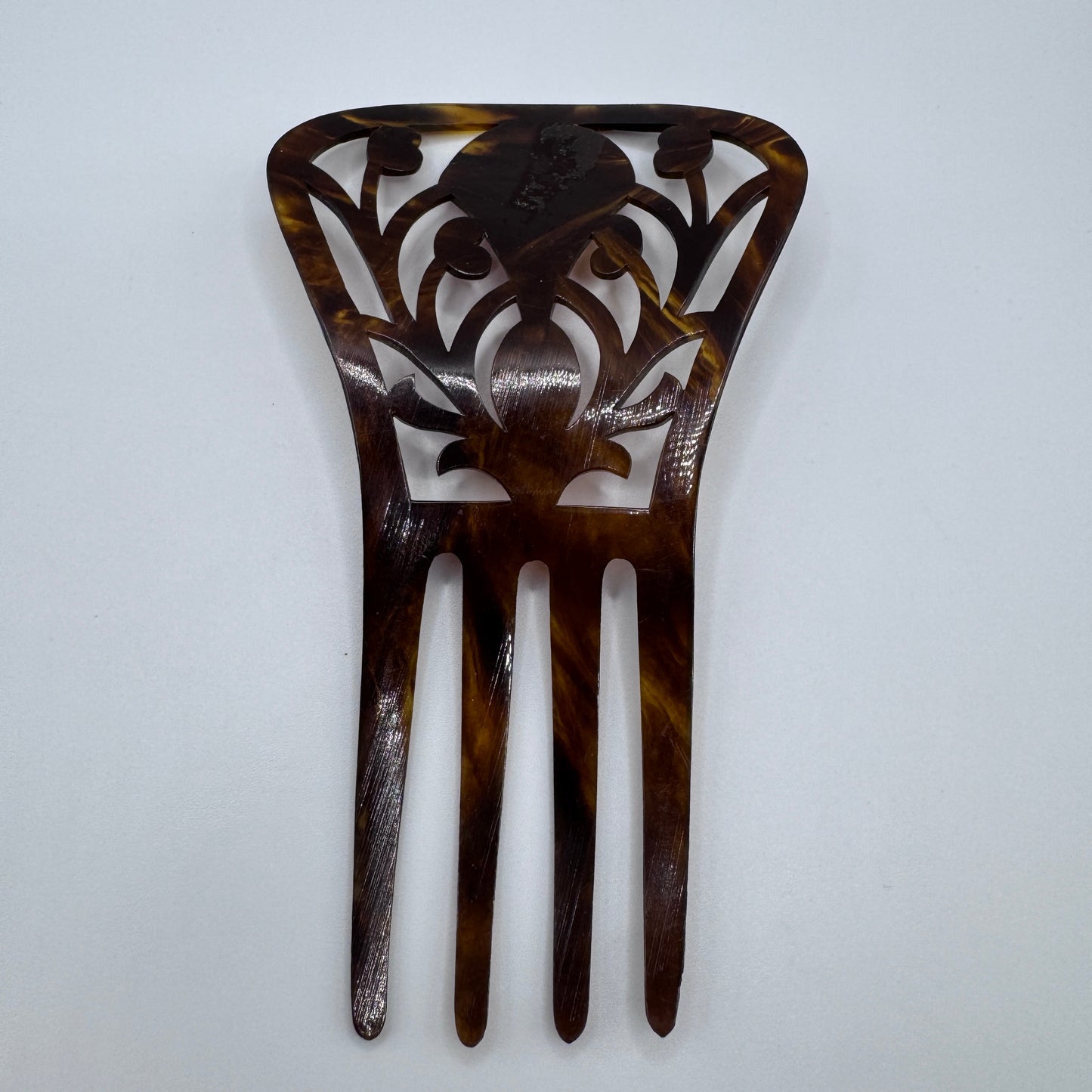 Petit Peigne à cheveux art deco - celluloïd