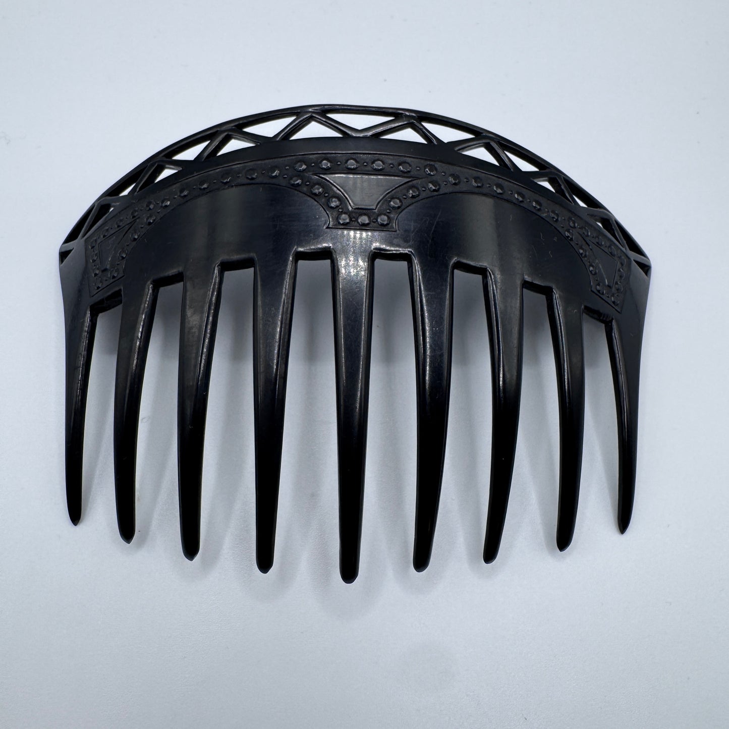 Peigne à cheveux art deco - celluloïd