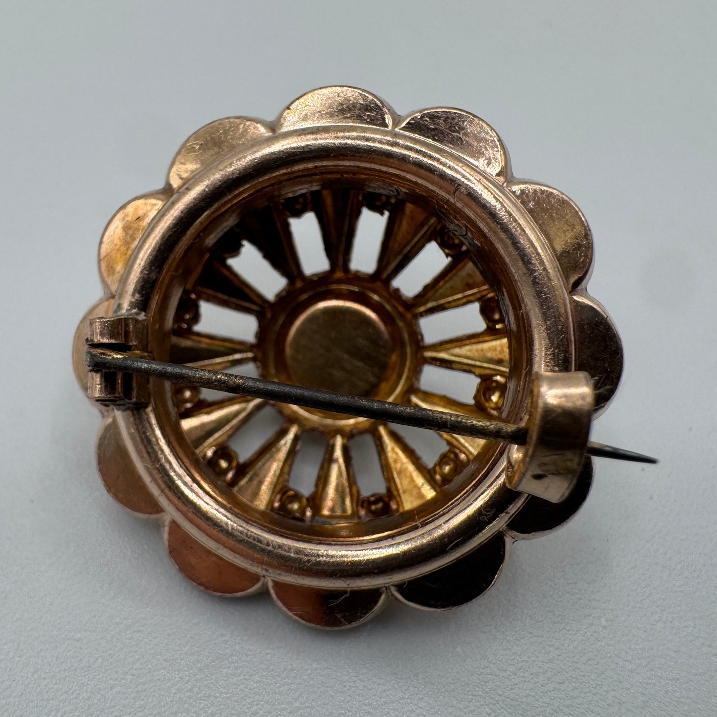 Broche ancienne vers 1900 - plaqué or