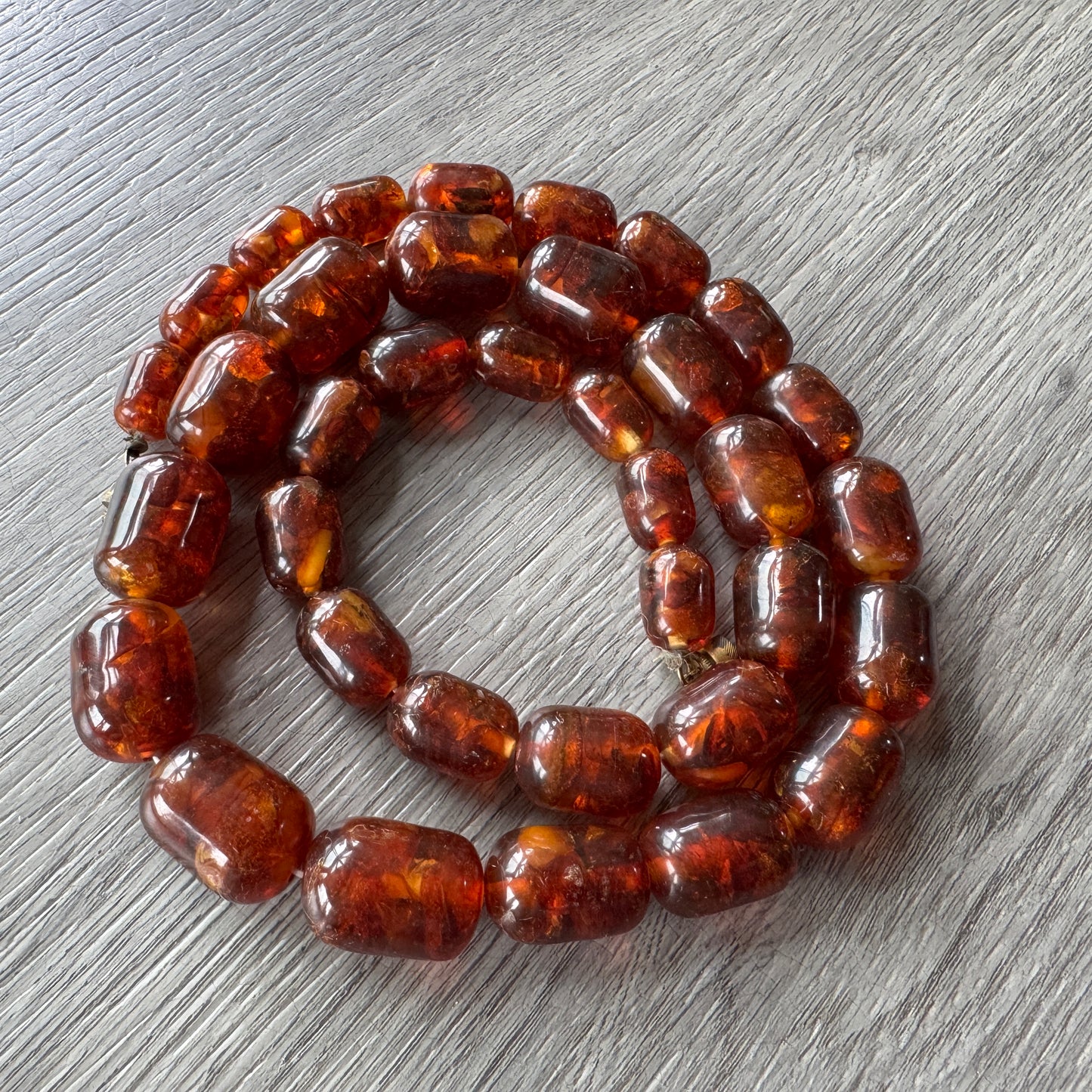 Grand Collier ancien en ambre