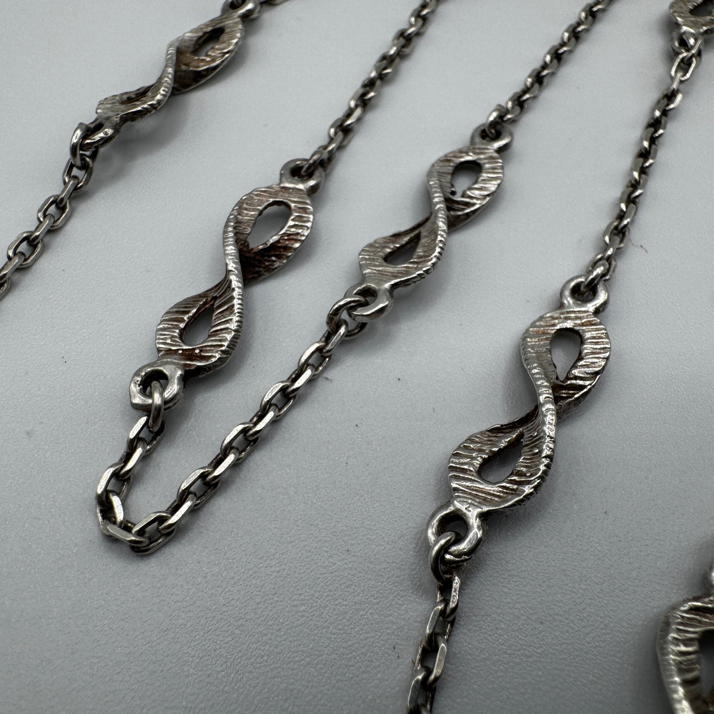 Superbe Sautoir ancien - Argent massif