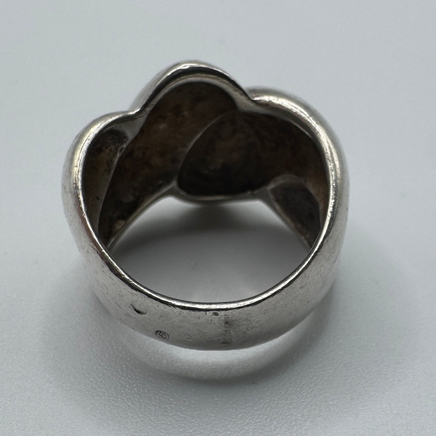 Grosse bague en argent
