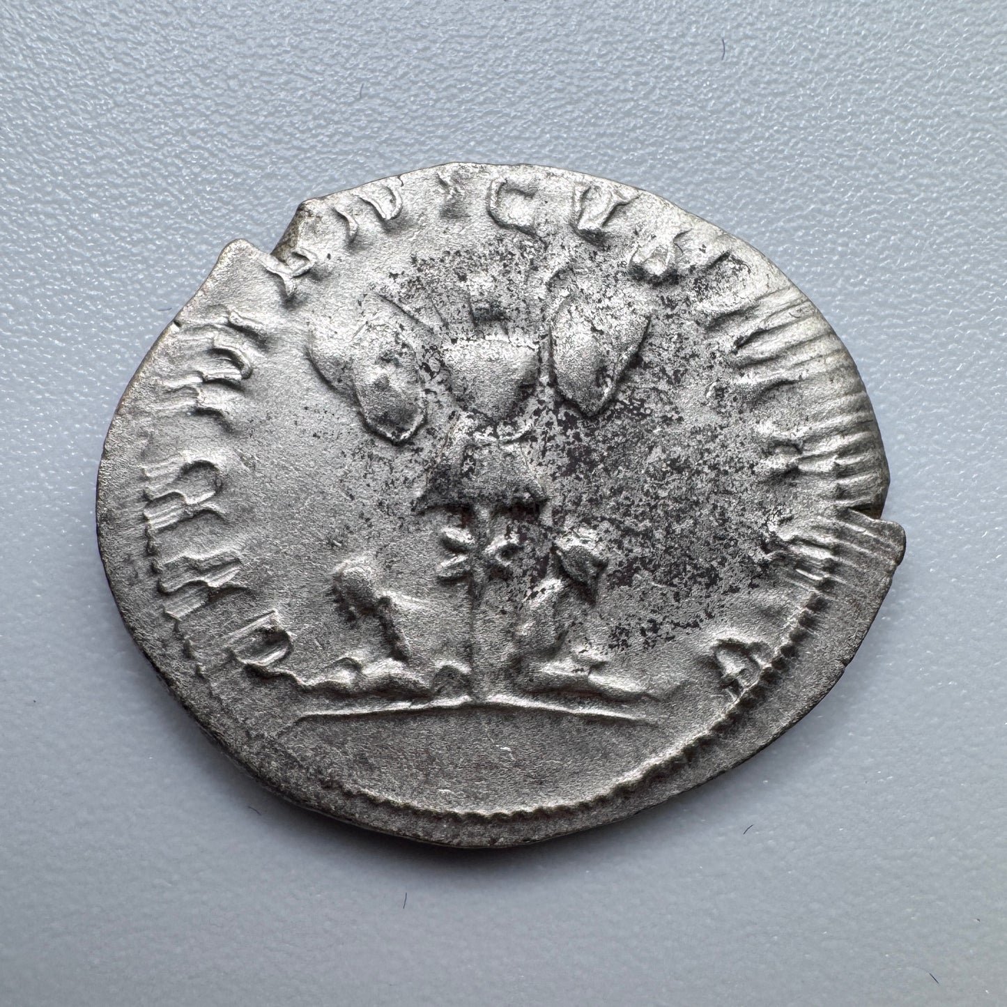 Monnaie  romaine ancienne antoninien billon - empereur Gallien