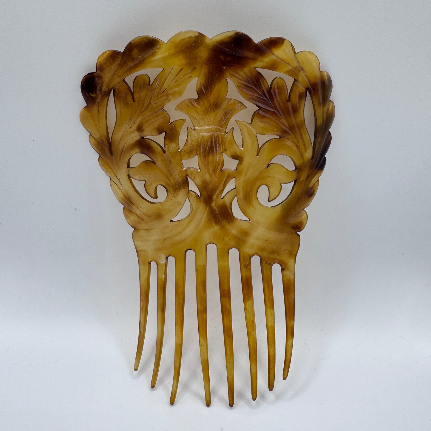 Peigne à cheveux art deco - celluloïd