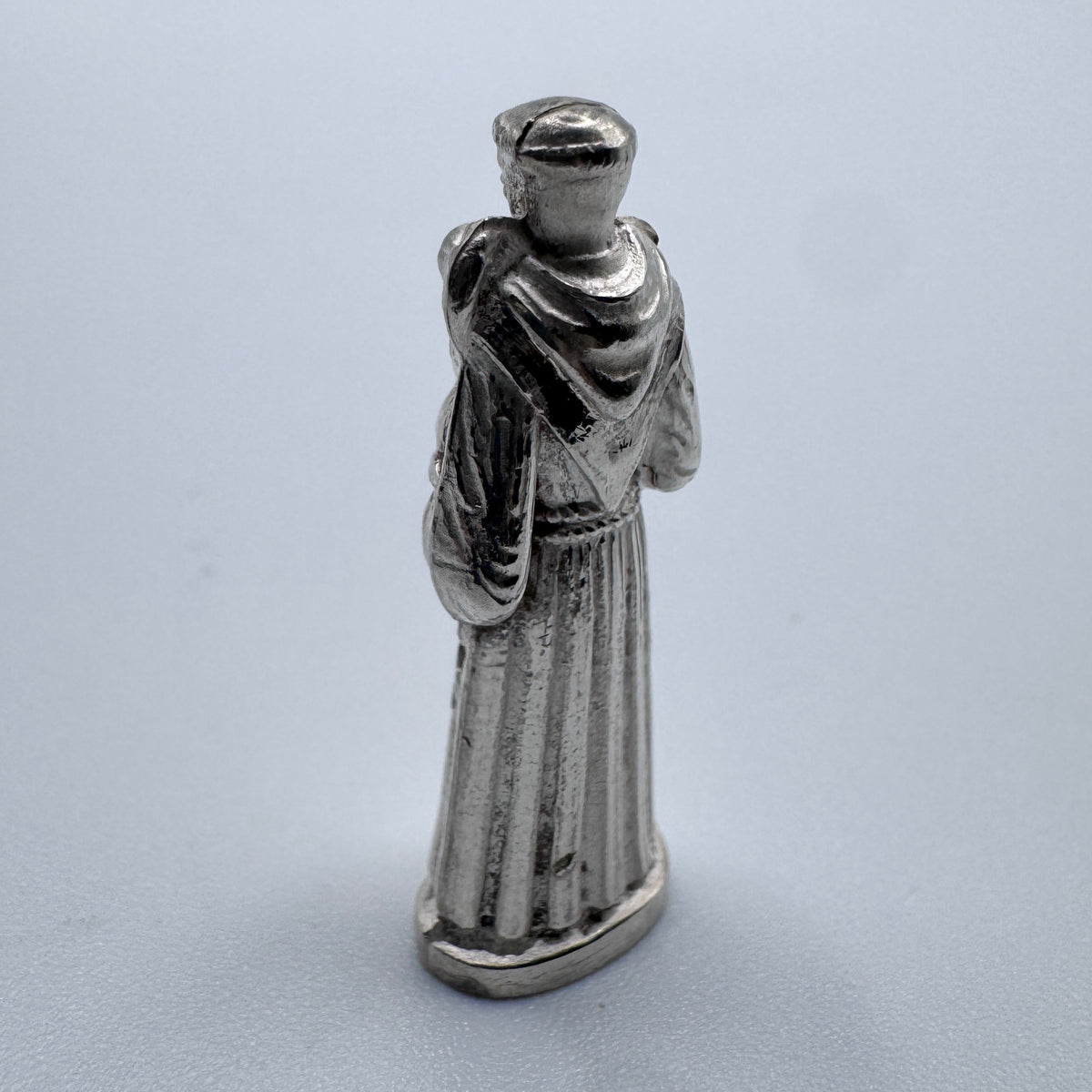 Objet ancien dévotion de voyage en argent - Saint Antoine