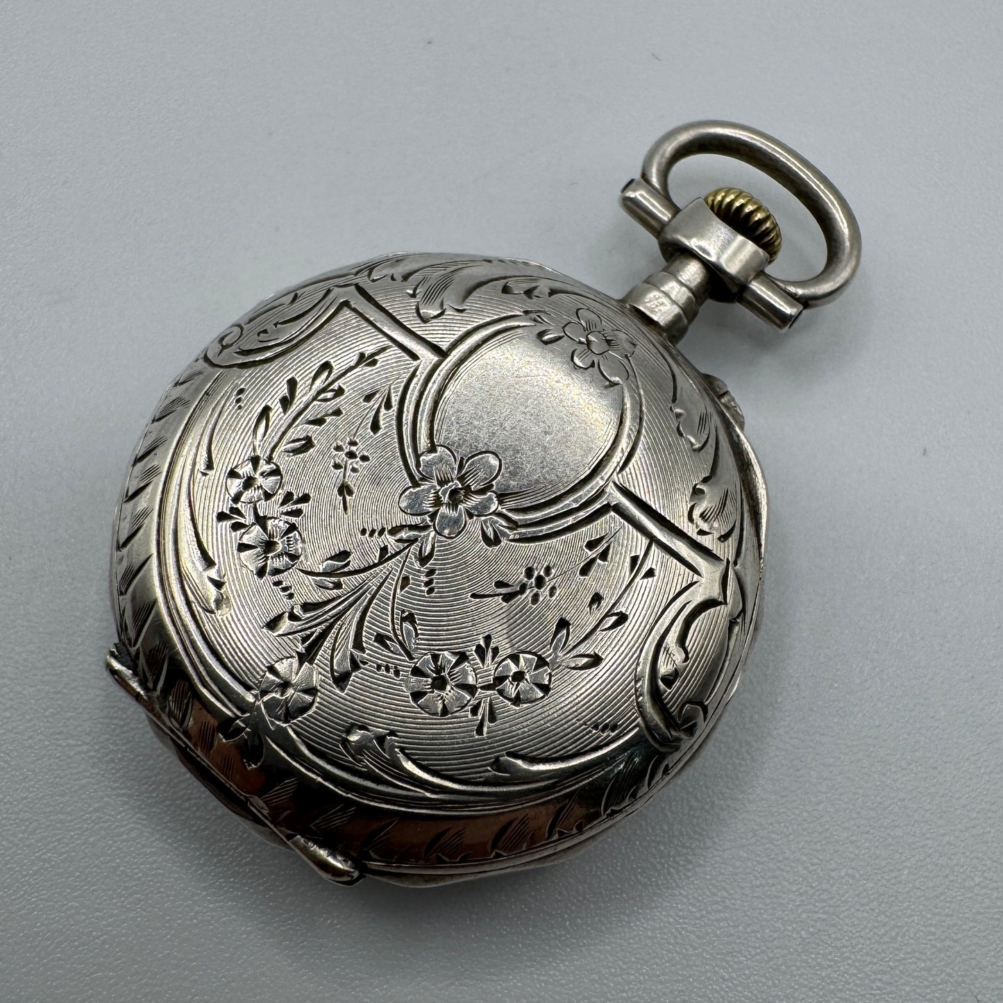 Montre de col à gousset Ancienne en argent