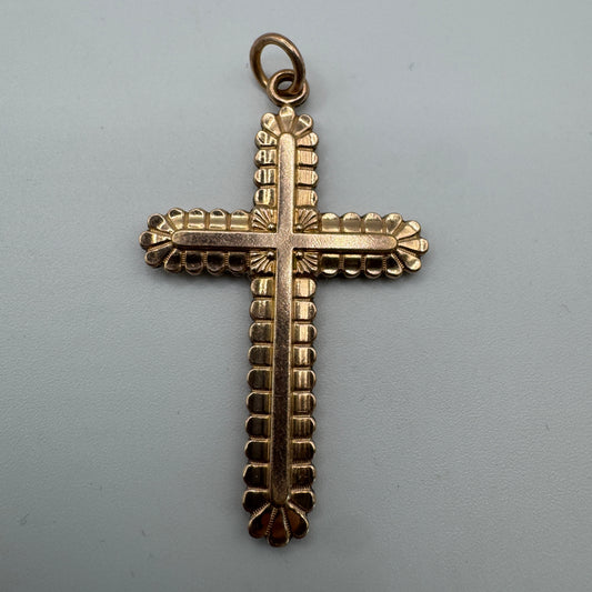 Croix Ancienne - plaqué or