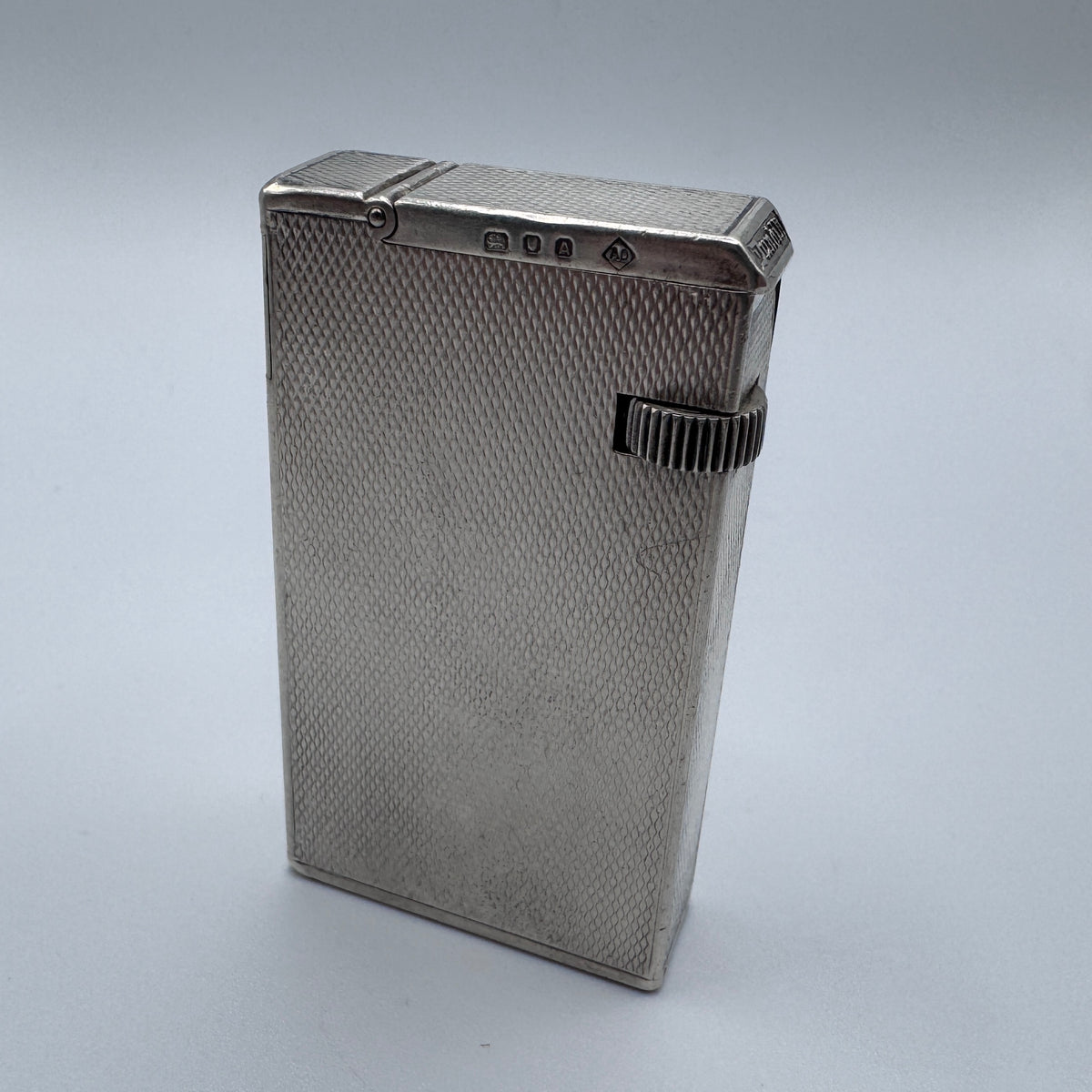 Rare briquet DUNHILL BROADBOY MK1 - argent massif