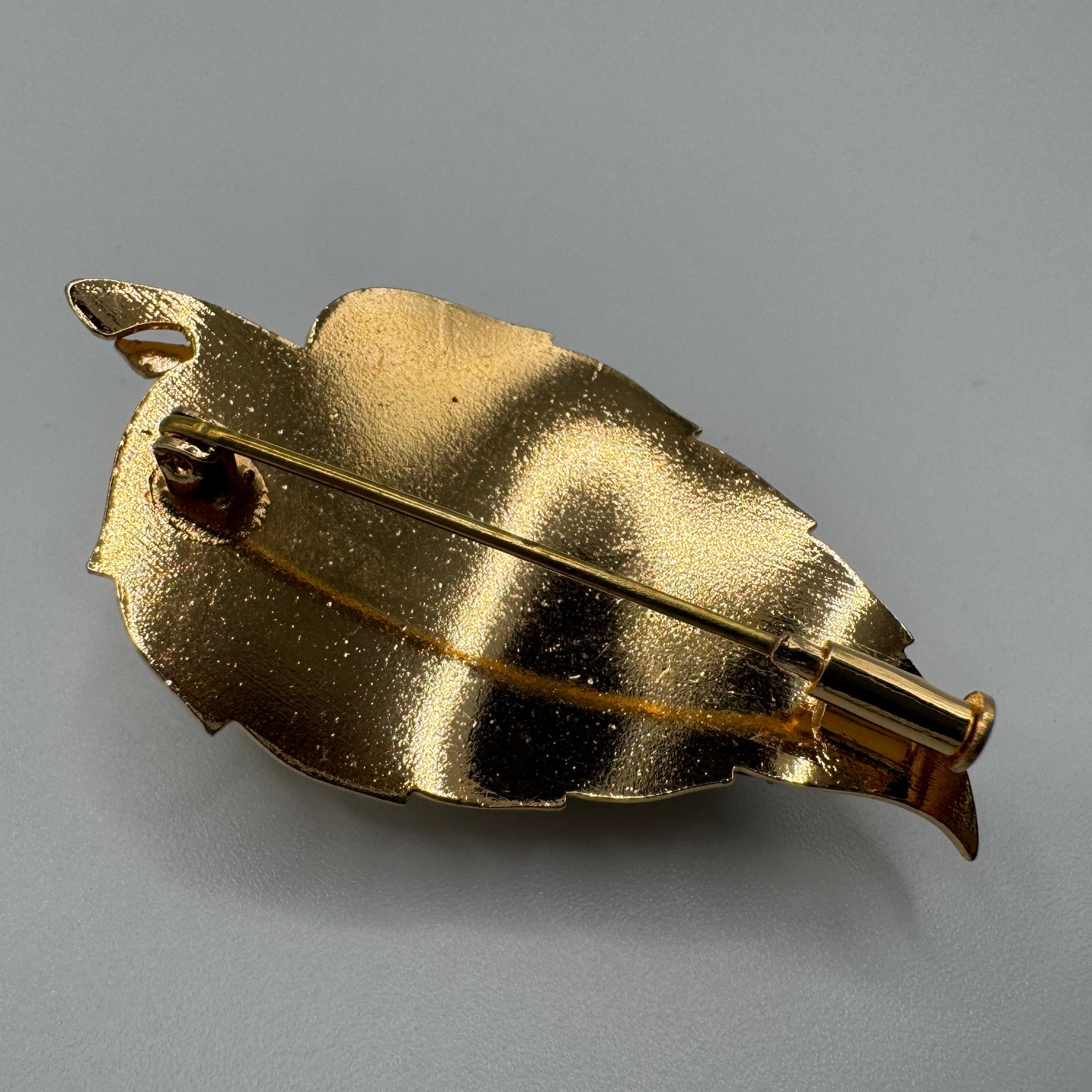 Broche ancienne Vintage plaqué or