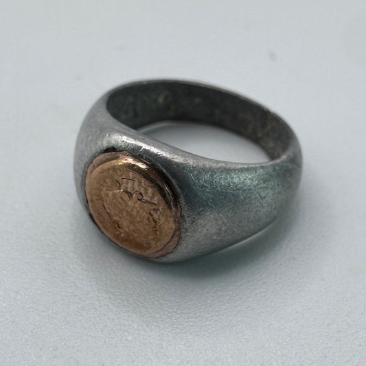 Bague miniature artisanat de tranchée 1914-1918