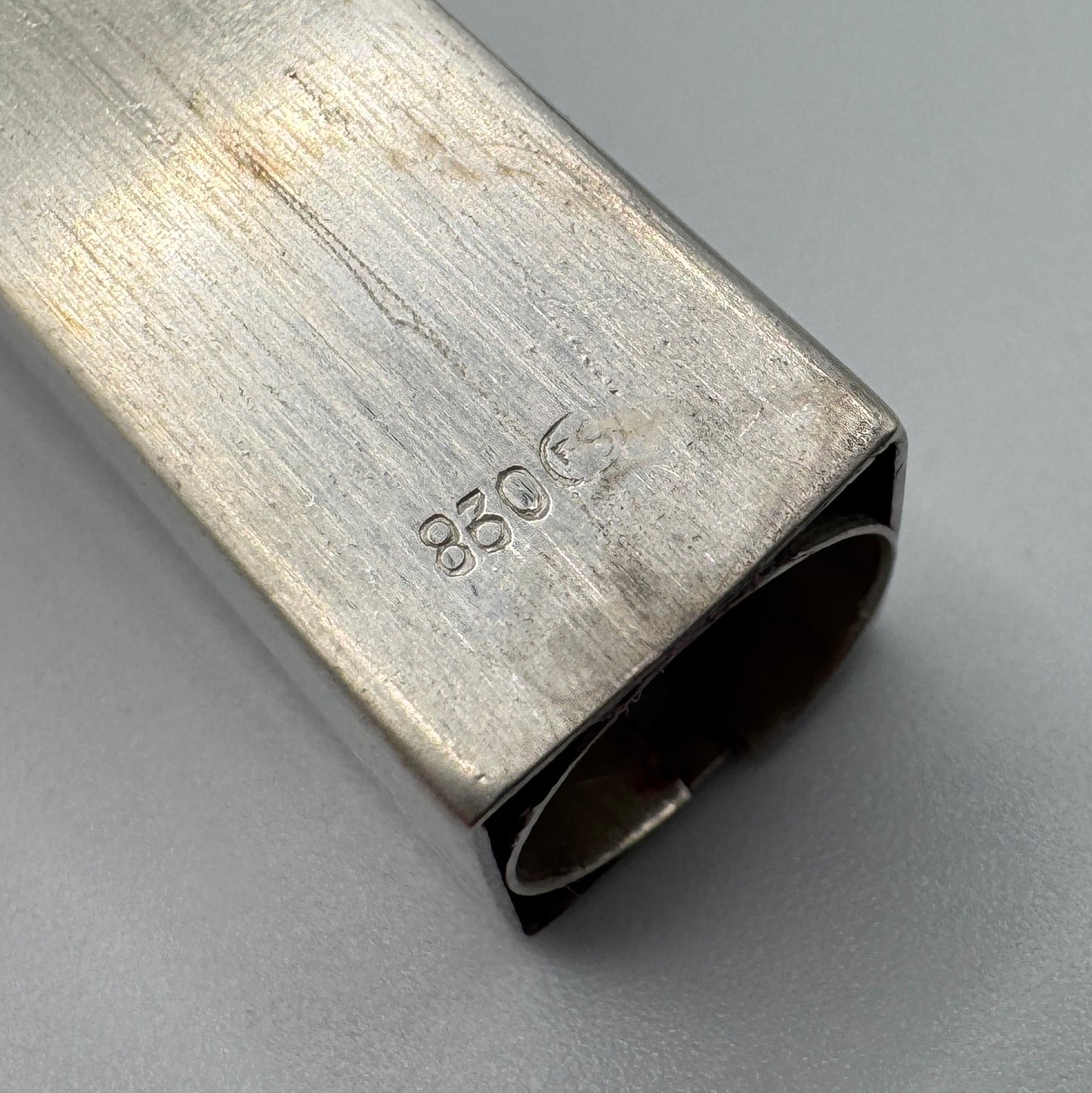 Porte-rouge à lèvres ancien- argent massif