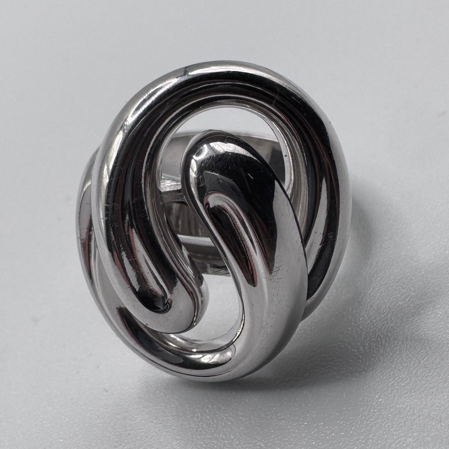 bague design en argent - neuf stock ancien bijoutier