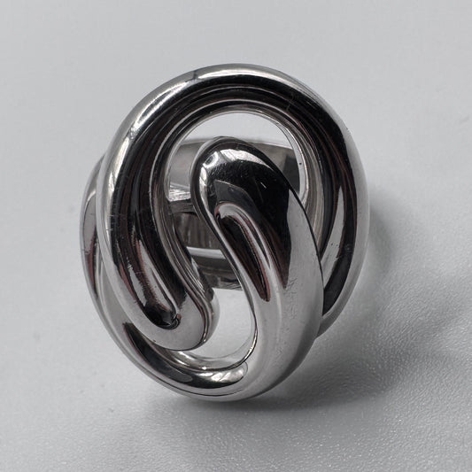 bague design en argent - neuf stock ancien bijoutier