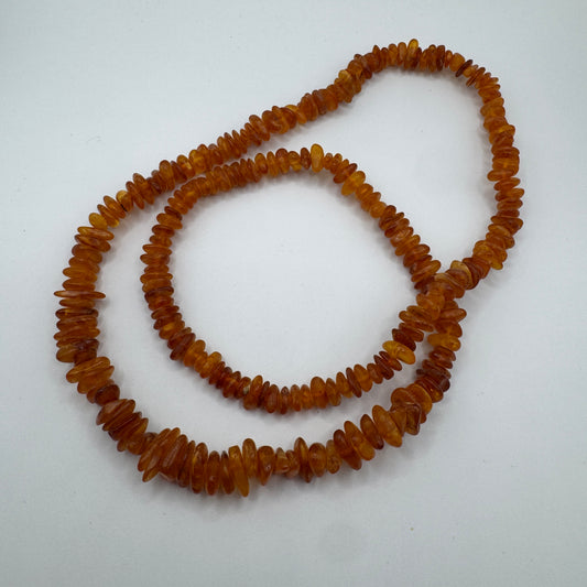 Collier vintage en ambre véritable
