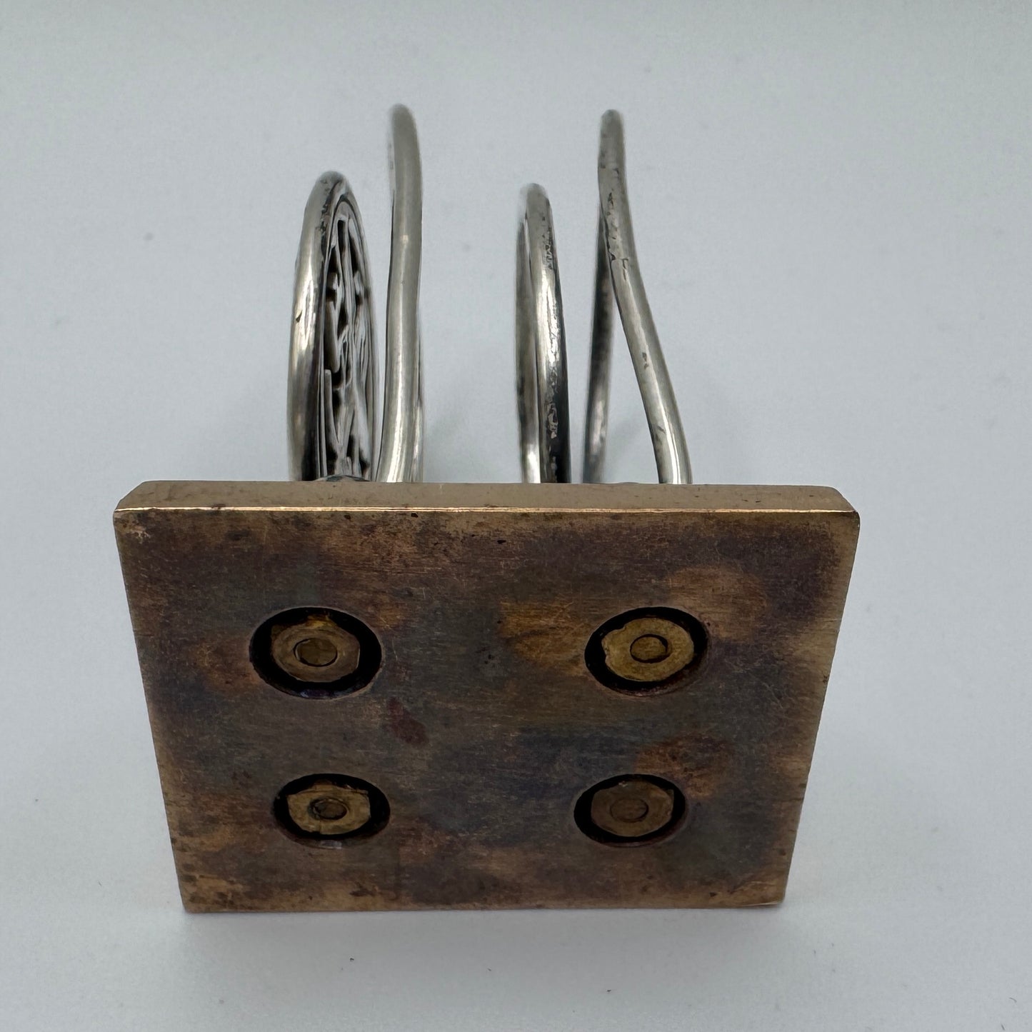Pince à courrier ancienne en argent - UCAF caducée de Médecine