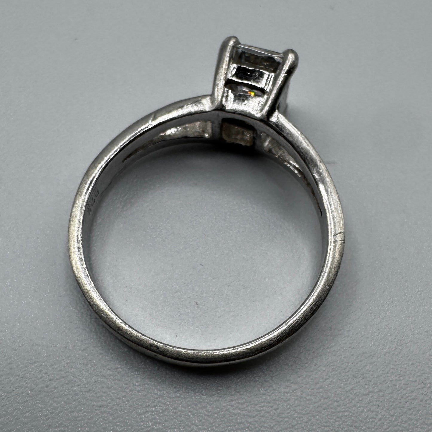 Bague en argent et brillant