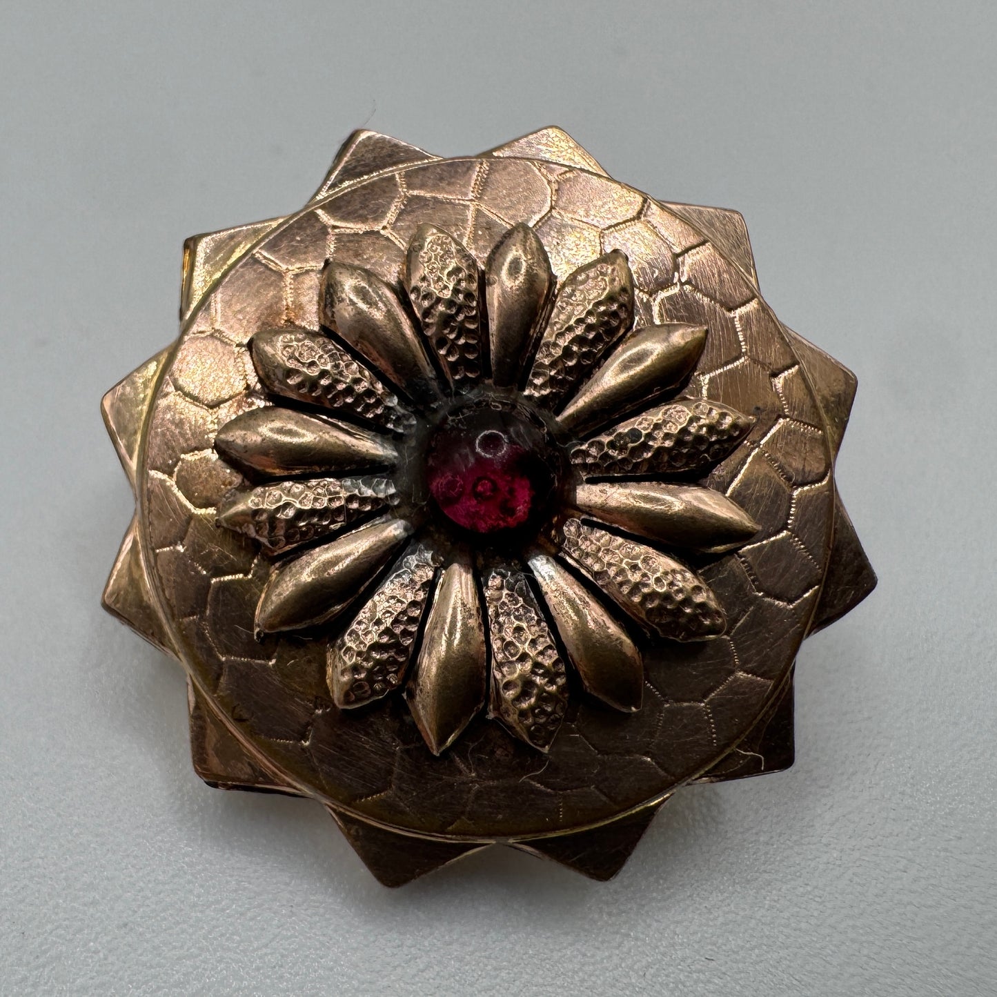 Broche ancienne vers 1900 - plaqué or