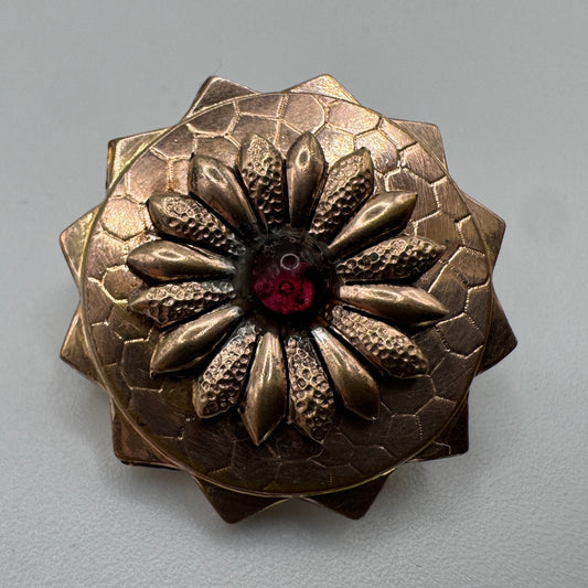 Broche ancienne vers 1900 - plaqué or