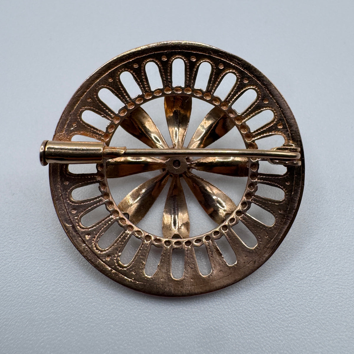 Broche vintage en Plaqué Or
