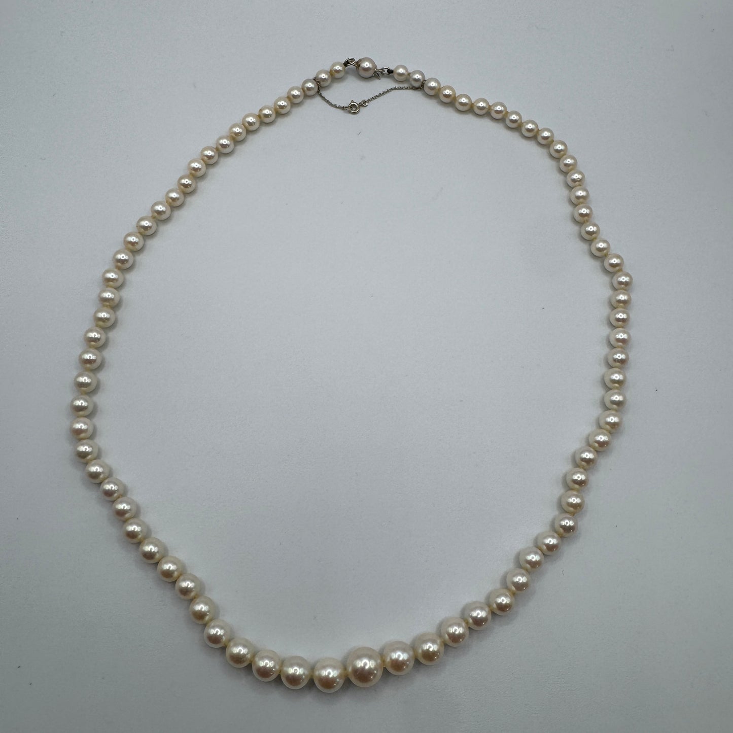 Superbe Collier de perles ancien - perles de culture et or 18 carats