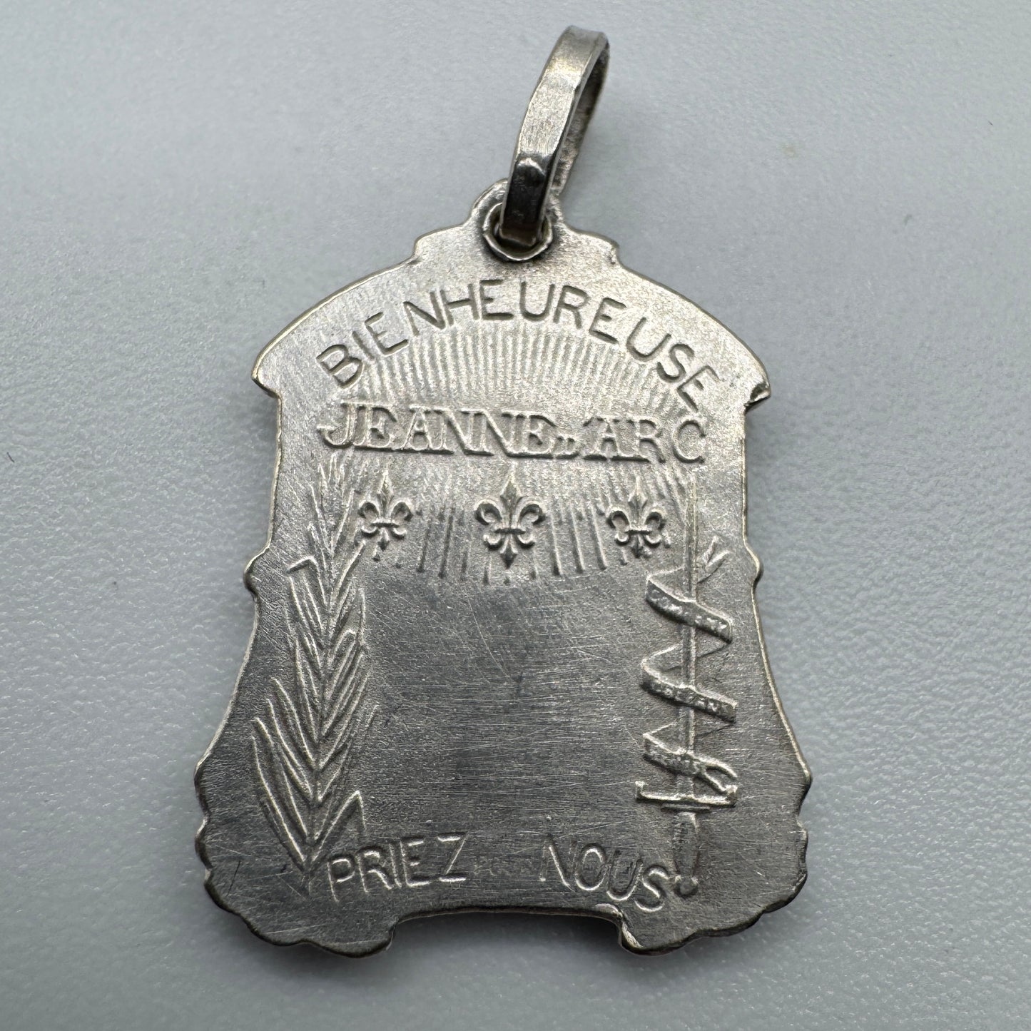 Superbe Médaille religieuse ancienne « Jeanne D’Arc »