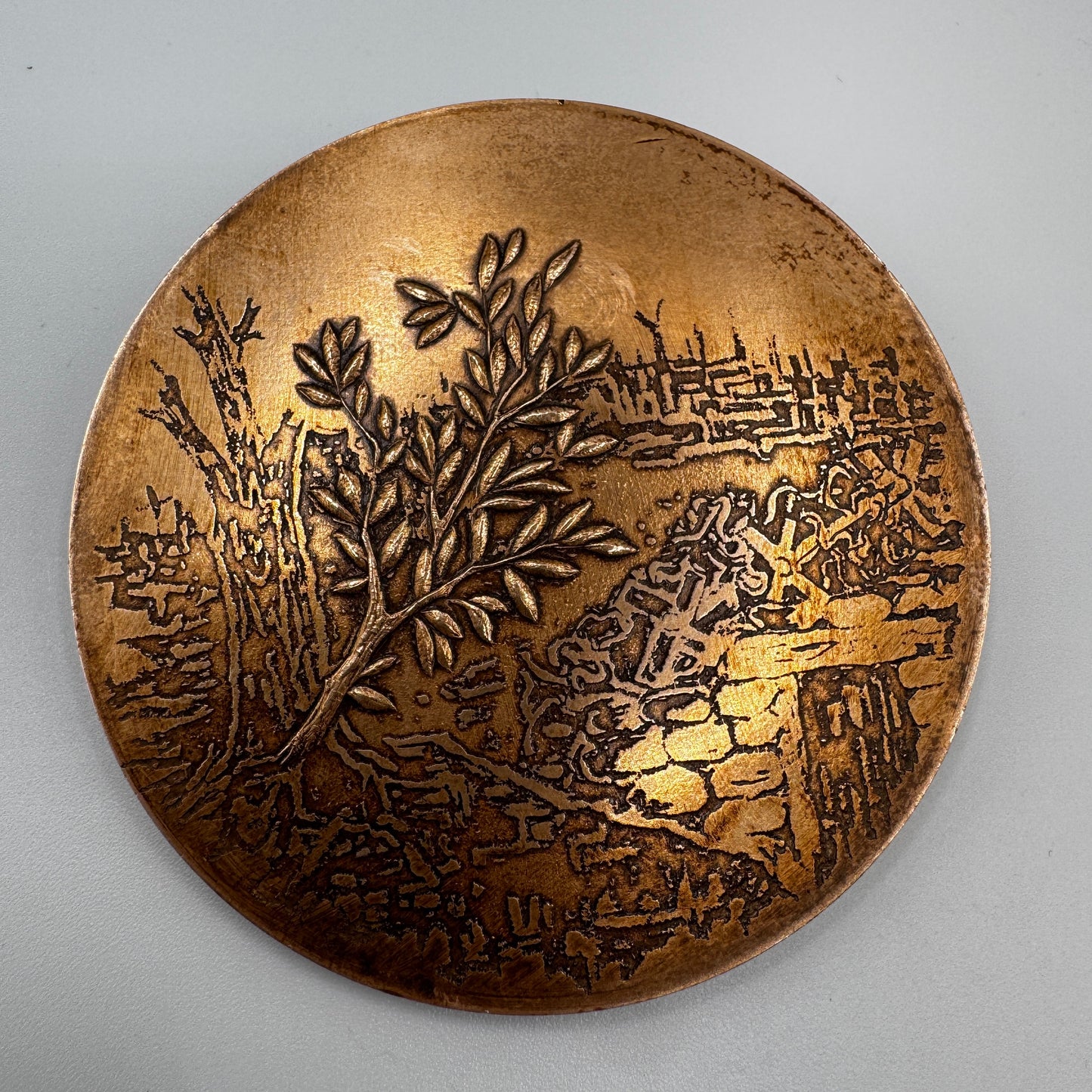 Médaille artistique en bronze « 70e anniversaire de la bataille de Verdun »