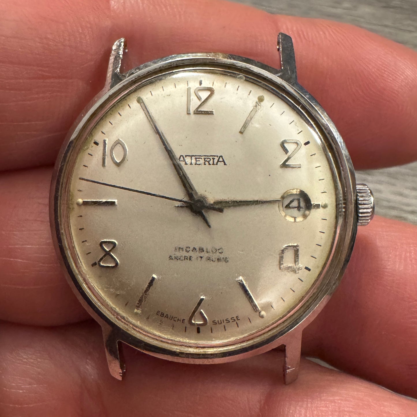 Montre bracelet mécanique ancienne ATERIA