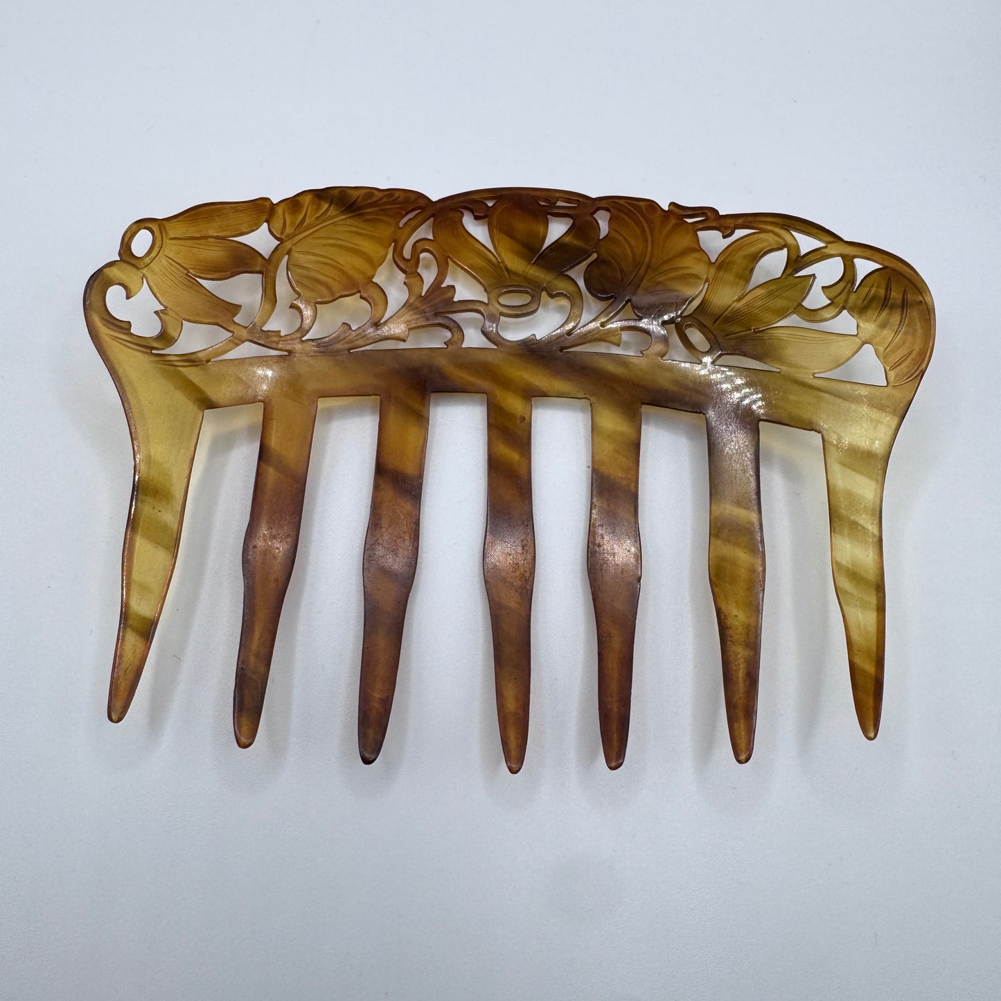 Peigne à cheveux art deco - celluloïd