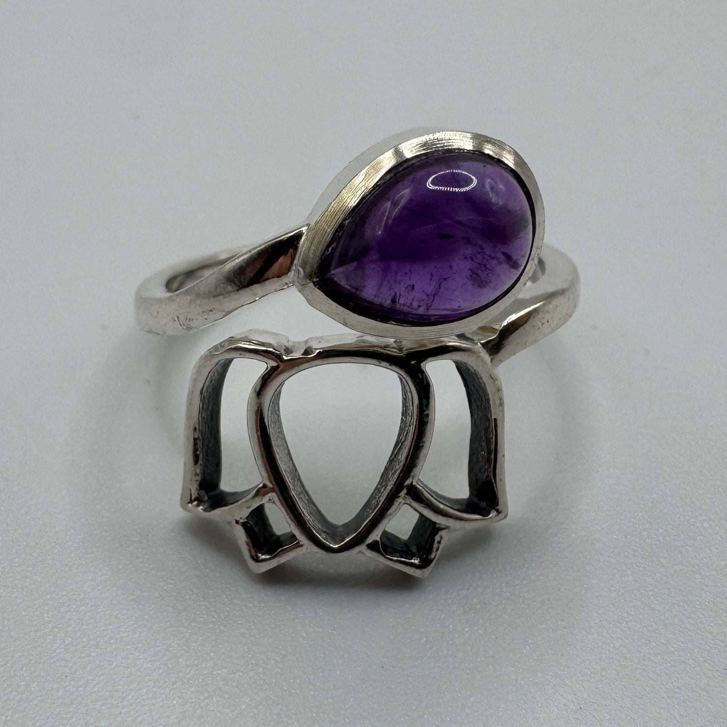 Bague en argent et pierre