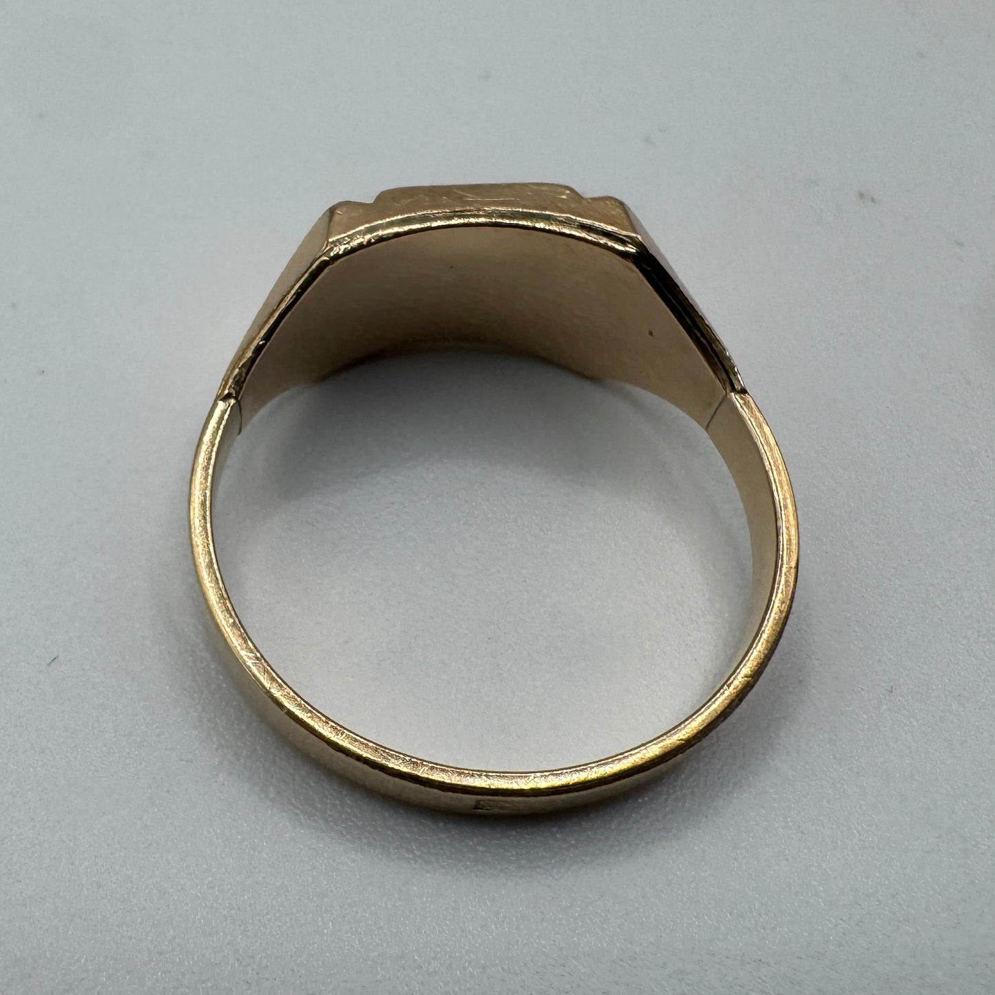 Bague ancienne Art Déco - plaqué or