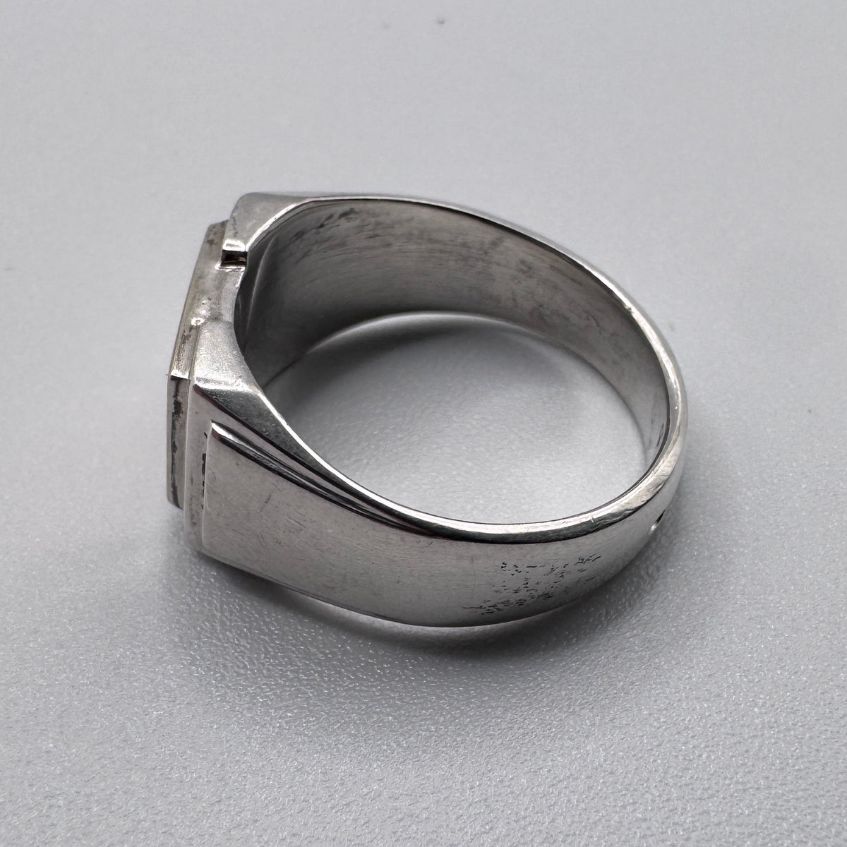 Superbe chevalière ancienne - argent et or