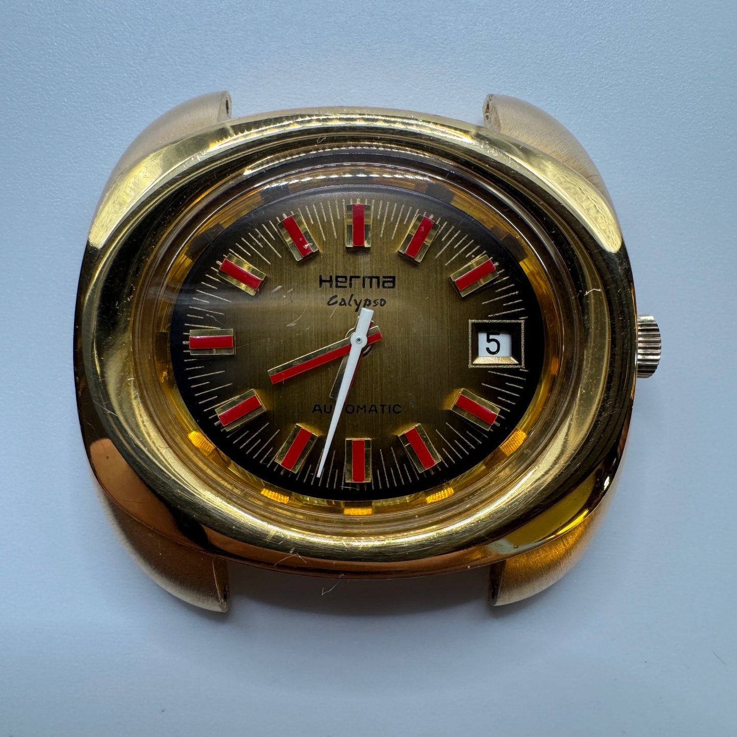 Superbe Montre bracelet Automatic vintage HERMA CALYPSO