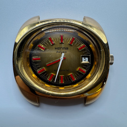 Superbe Montre bracelet Automatic vintage HERMA CALYPSO