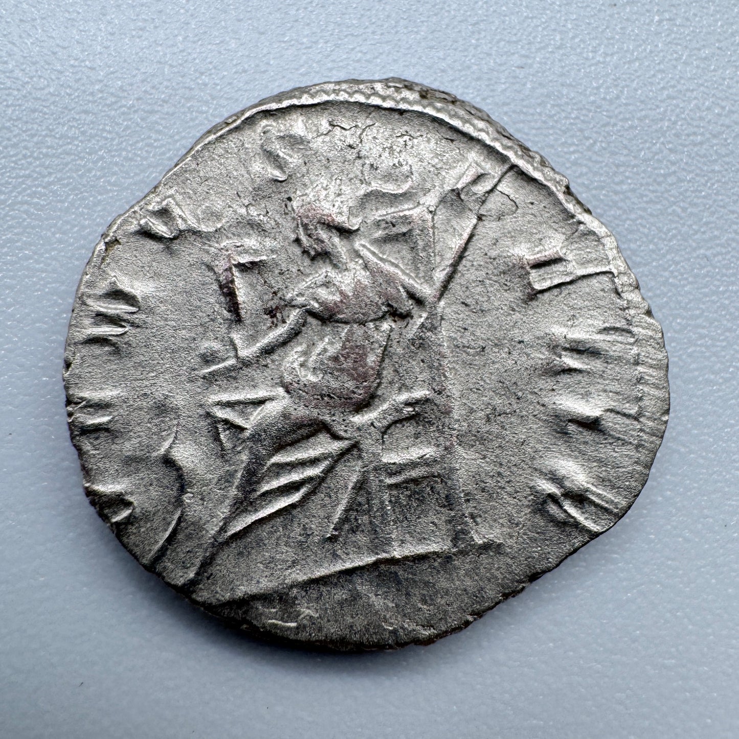 Monnaie  romaine ancienne antoninien billon - impératrice Salonine
