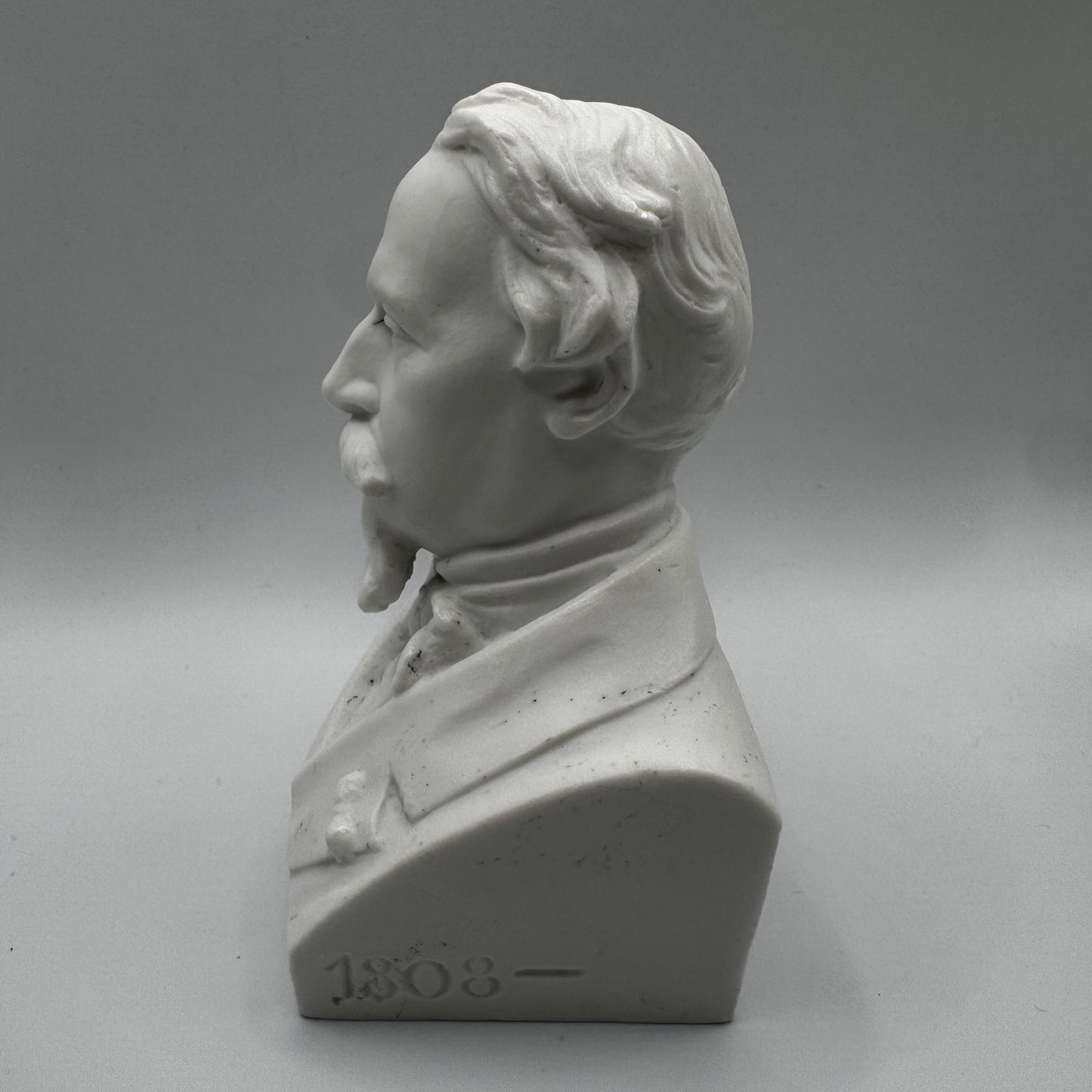 Buste XIXeme en biscuit - Napoleon III