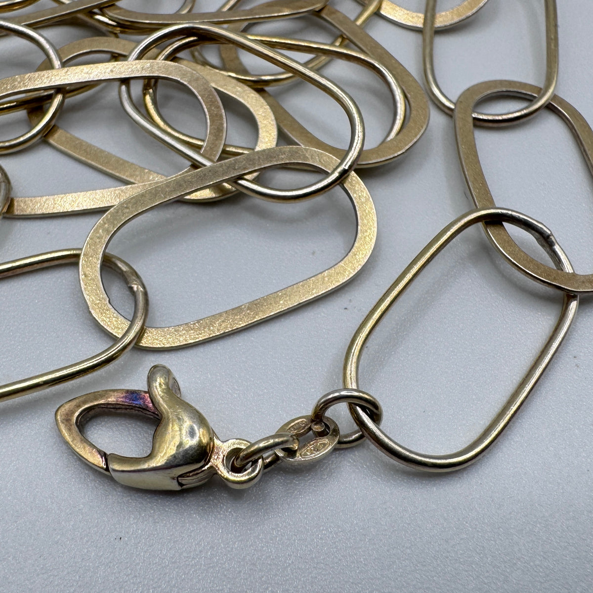 Superbe Collier Vintage modernisme - argent vermeil