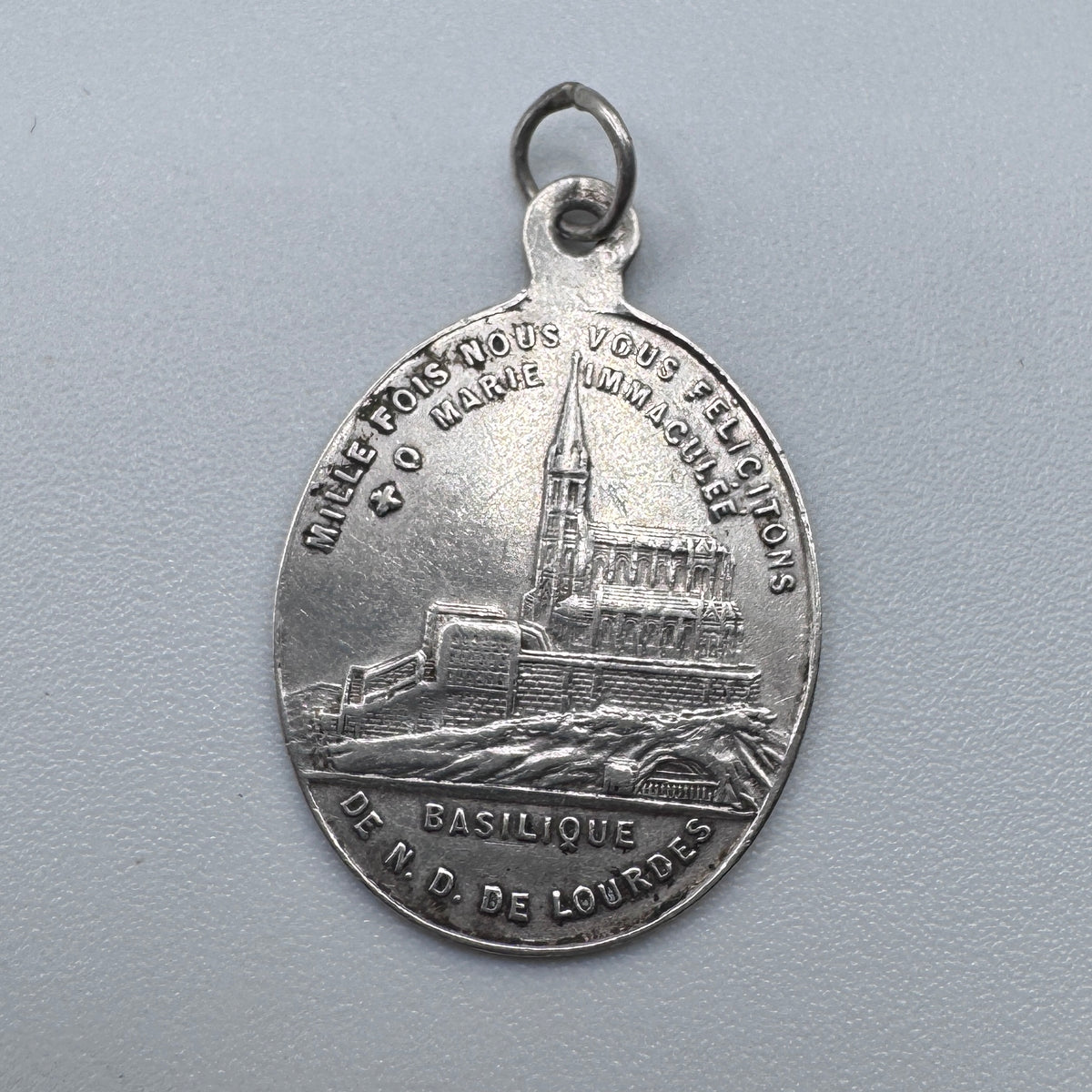 Medaille religieuse ancienne « miraculeuse » - argent