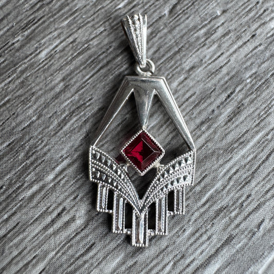 Pendentif ancien Art Déco - metal