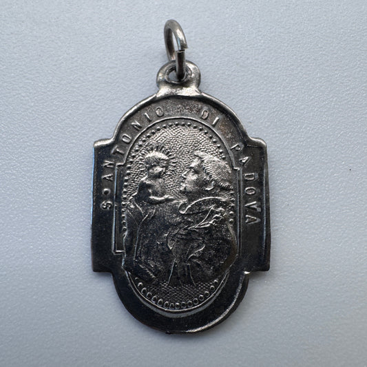 Medaille religieuse ancienne « Sainte Antoine »